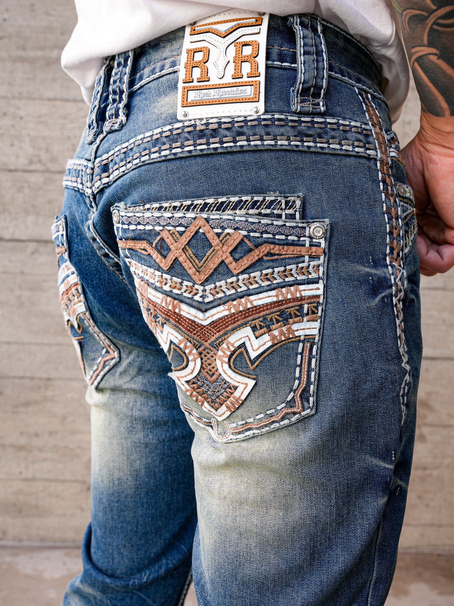 Rock Revolution Saddle Denim